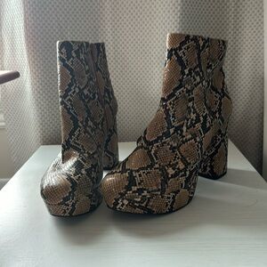 Platform booties